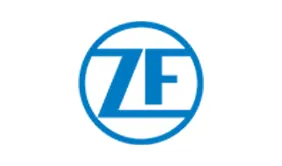 Logo da empresa ZF, cliente da CKZ Diversidade e Inclusão