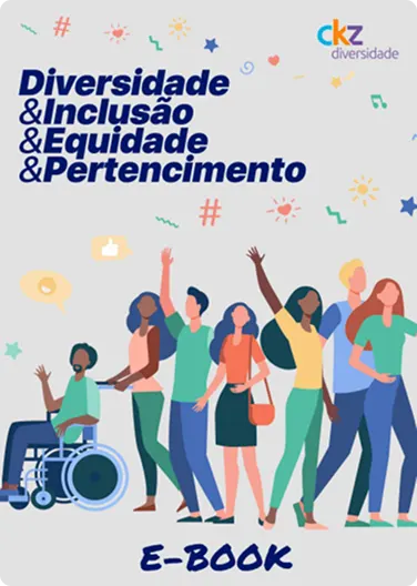 Imagem da capa do E-book sobre Diversidade, inclusão, equidade e pertencimento (DIEP)