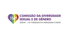 Imagem da logo da Comissão da Diversade Sexual e de Gênero que apoia o Super Fórum