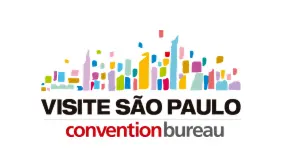 Imagem da logo do Visite São Paulo ConventionBureau que apoia o evento Agentes de Transformação