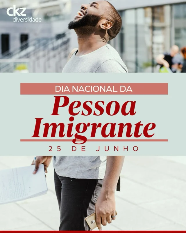 📍 Hoje é o Dia da Pessoa Imigrante, uma data que nos convida a celebrar a resiliência e as maravilhosas contribuições de todas as pessoas que escolhem um novo lar, longe de sua terra natal, em busca de novas oportunidades. 

No mercado de trabalho e na vida pessoal, diferentes perspectivas são sempre enriquecedoras e desempenham um papel super importante, provendo trocas e experiências que resultam em soluções inovadoras. Assim, pessoas de diferentes lugares são presenças valiosas nas empresas e em outros ciclos. 

🫂 É importante celebrarmos essa diversidade e construirmos ambientes cada vez mais acolhedores e inclusivos para todas as pessoas. Que este dia nos inspire a abrir portas para a diversidade e a garantir que todos, independentemente de sua origem, tenham um futuro mais melhor.

#ckzdiversidade #diversidadecultural #respeito #pessoasimigrantes